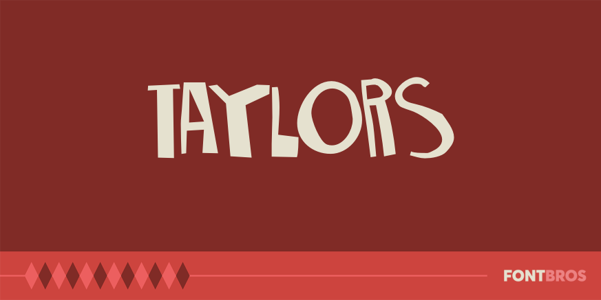 Taylors Font Poster