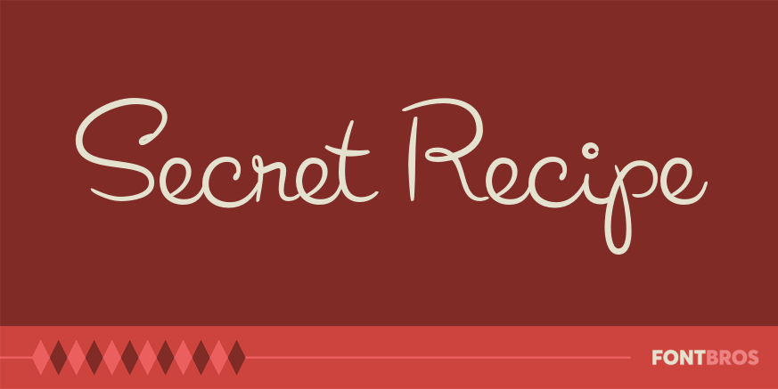 Secret Recipe Poster