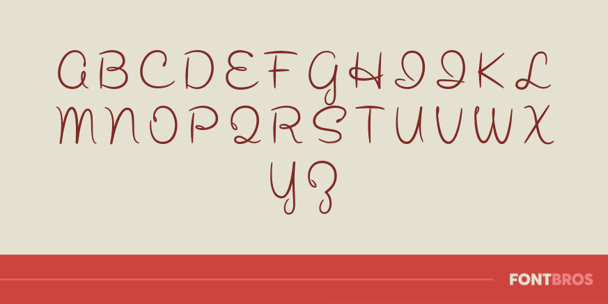 Secret Recipe Font Poster #1