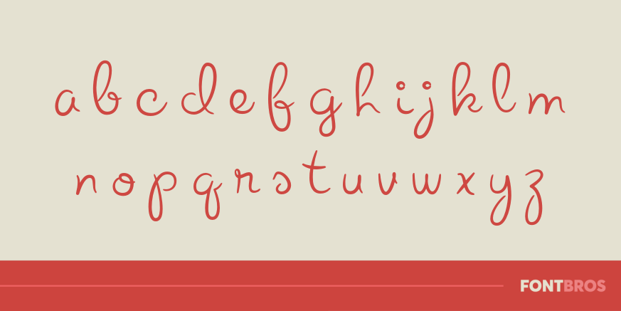 Secret Recipe Font Poster #1