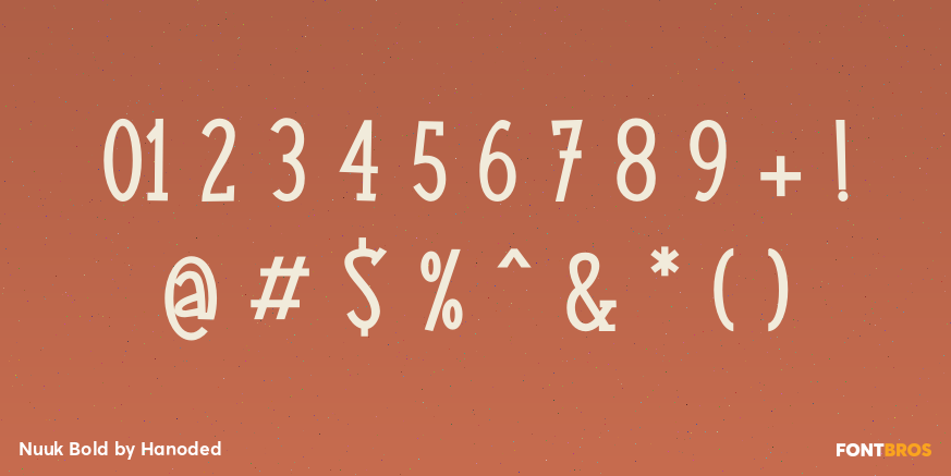 Nuuk Bold Font Poster #4