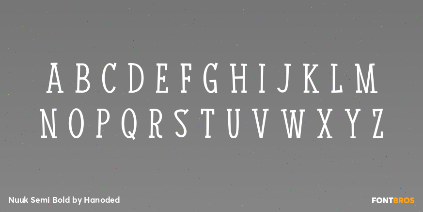 Nuuk Semi Bold Font Poster #1