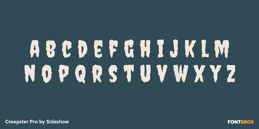 Creepster Pro Font Poster #3