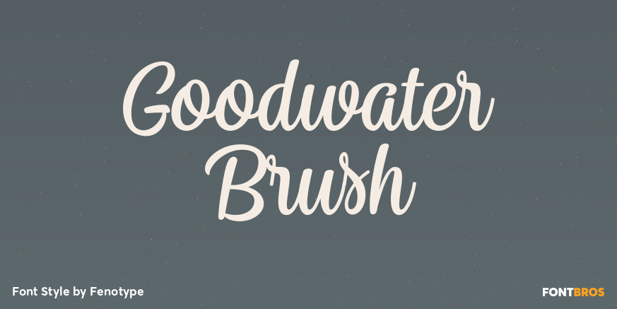 Goodwater Brush Poster