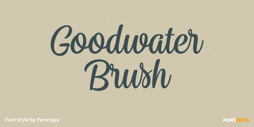 Goodwater Brush Poster