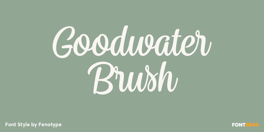 Goodwater Brush Poster
