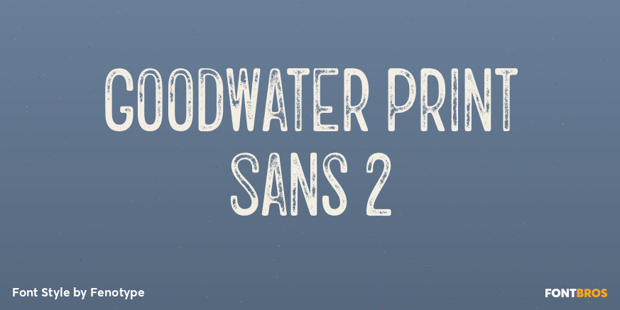 Goodwater Print Sans 2 Poster