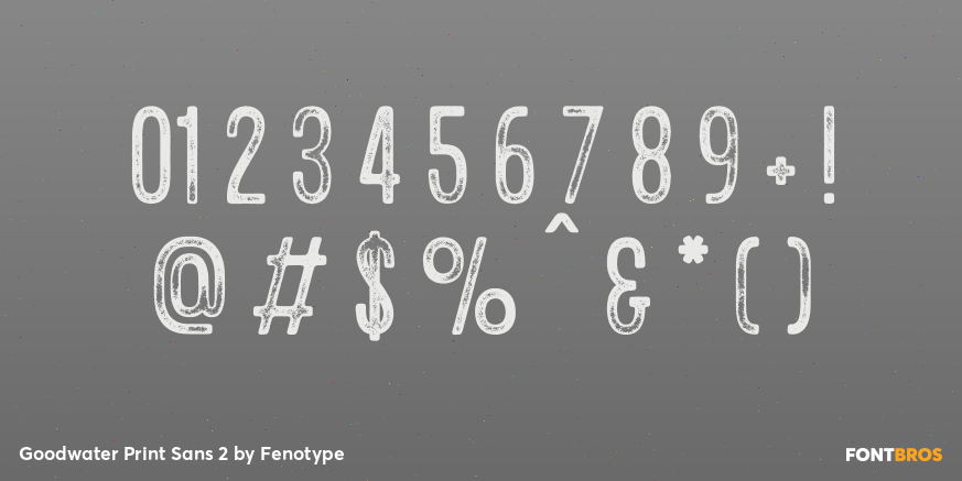 Goodwater Print Sans 2 Font Poster #1