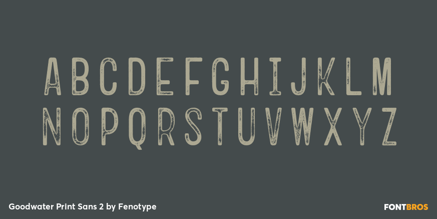 Goodwater Print Sans 2 Font Poster #2