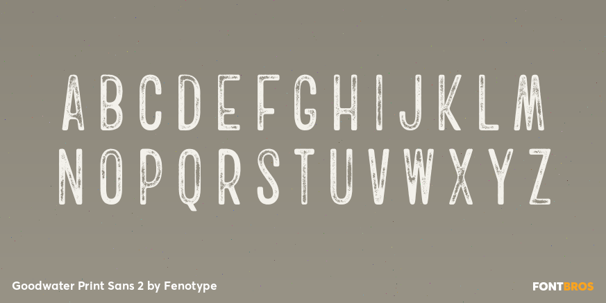 Goodwater Print Sans 2 Font Poster #3