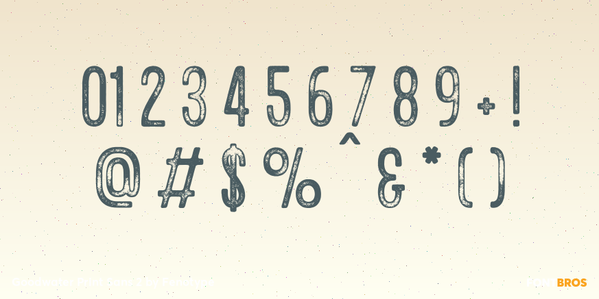 Goodwater Print Sans 2 Font Poster #4