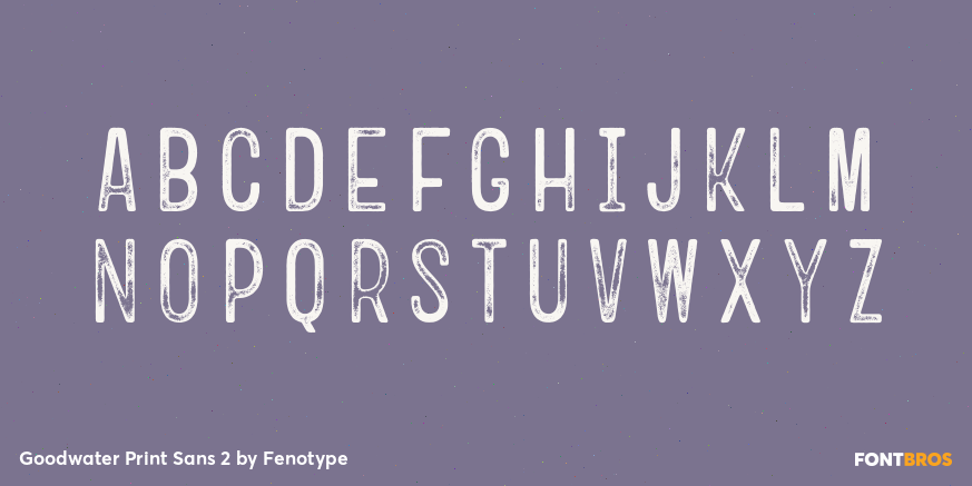 Goodwater Print Sans 2 Font Poster #1