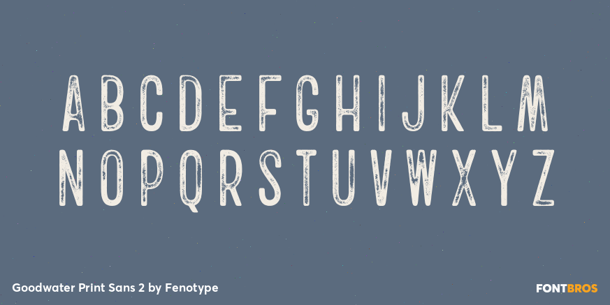 Goodwater Print Sans 2 Font Poster #1