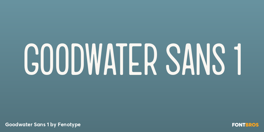 Goodwater Sans 1 Poster