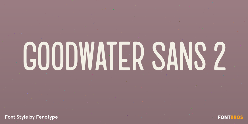 Goodwater Sans 2 Poster
