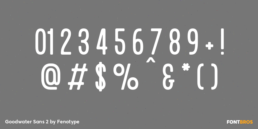 Goodwater Sans 2 Font Poster #1