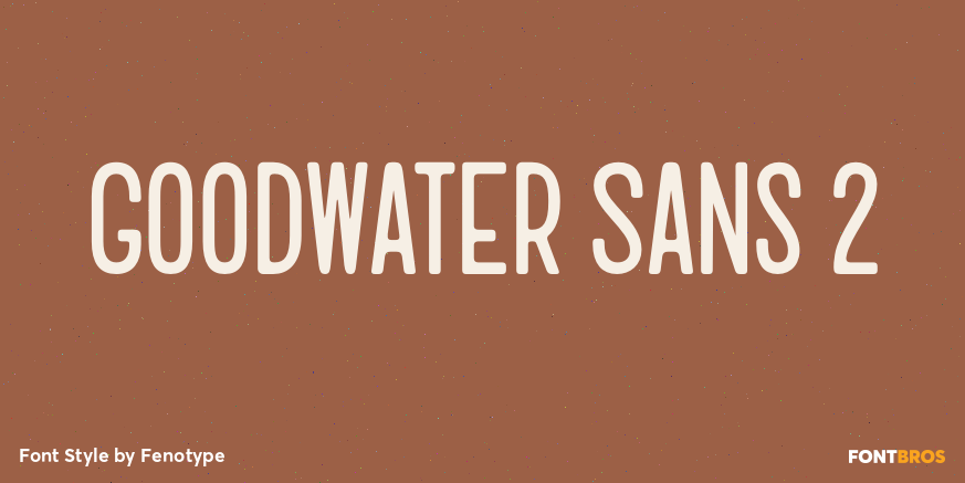 Goodwater Sans 2 Poster