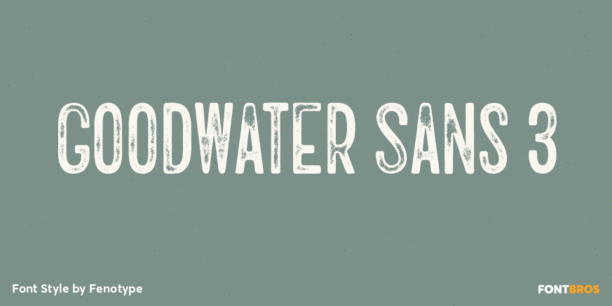 Goodwater Sans 3 Poster