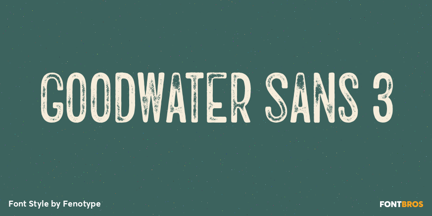 Goodwater Sans 3 Poster