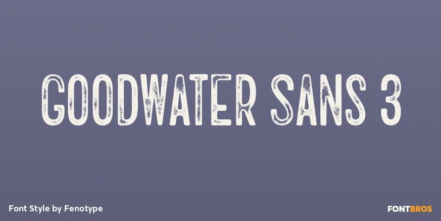 Goodwater Sans 3 Poster