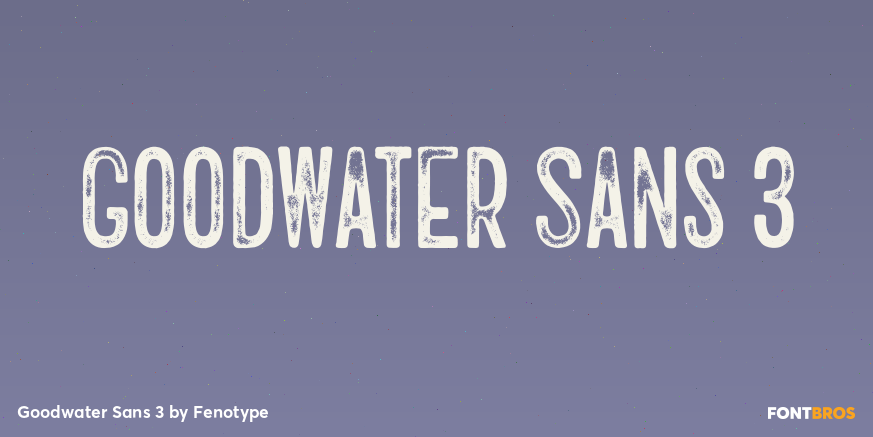 Goodwater Sans 3 Poster
