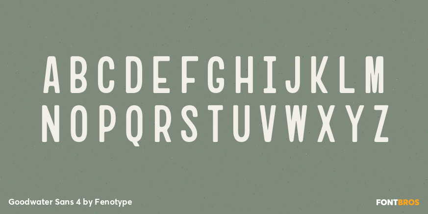 Goodwater Sans 4 Font Poster #2