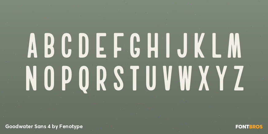 Goodwater Sans 4 Font Poster #3