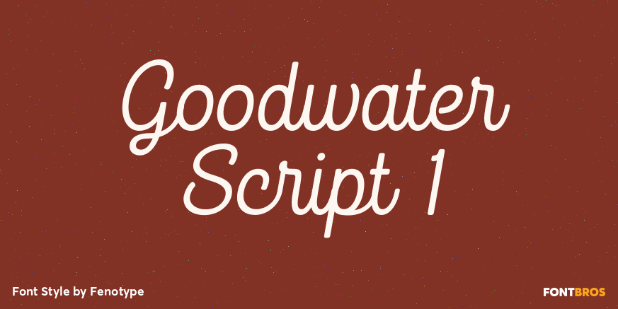 Goodwater Script 1 Poster