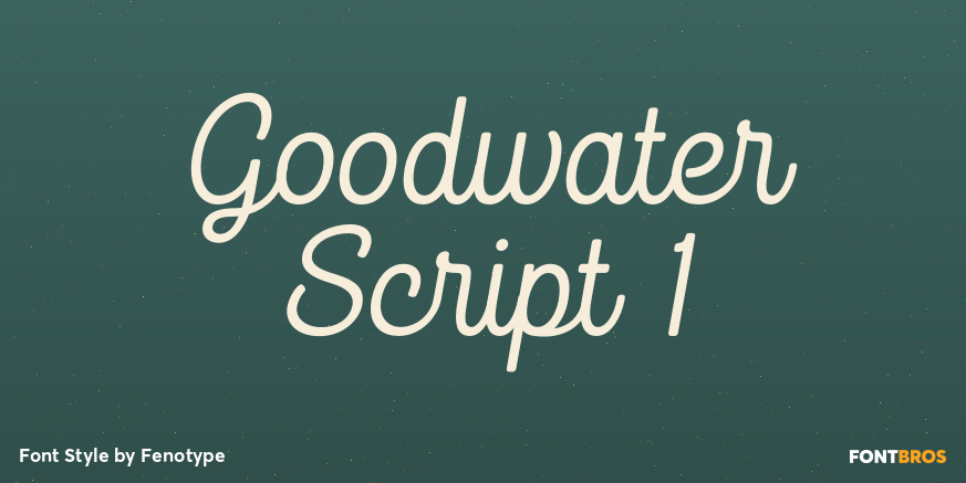 Goodwater Script 1 Poster