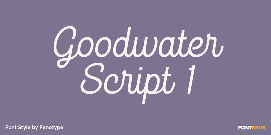 Goodwater Script 1 Poster