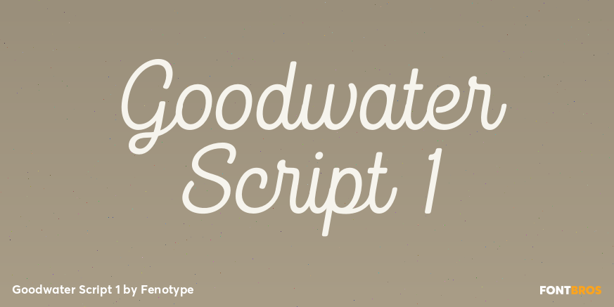 Goodwater Script 1 Poster