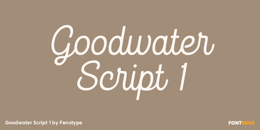 Goodwater Script 1 Poster