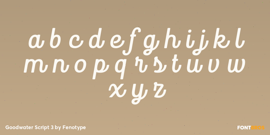 Goodwater Script 3 Font Poster #3