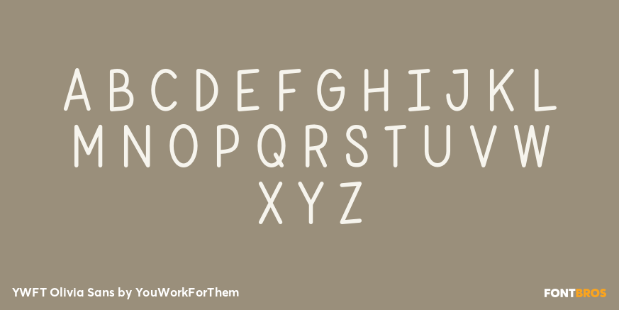 YWFT Olivia Sans Font Poster #2