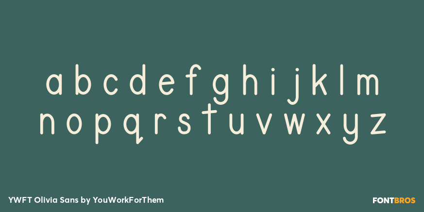 YWFT Olivia Sans Font Poster #3
