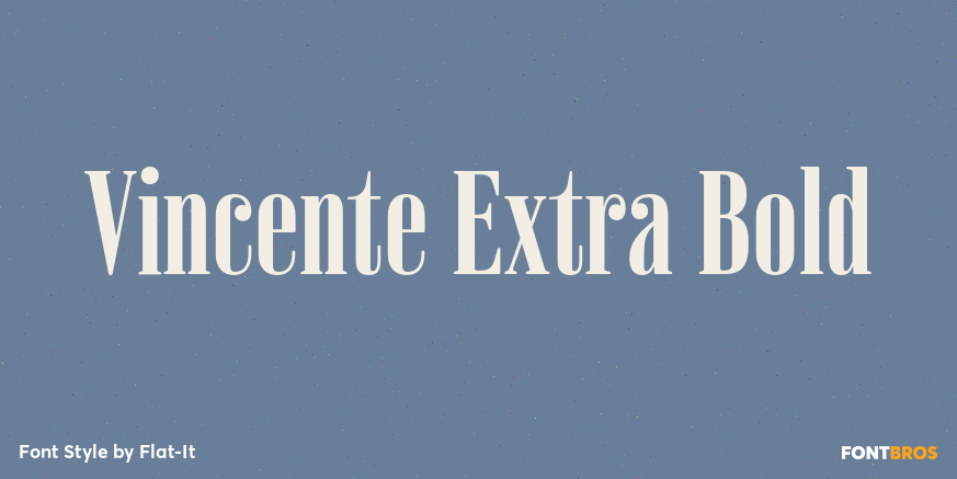 Vincente Extra Bold Poster