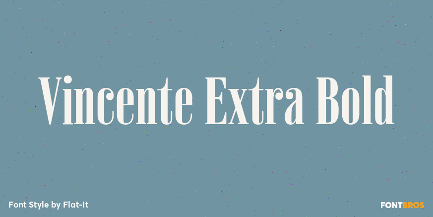 Vincente Extra Bold Poster