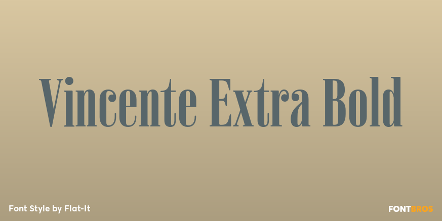 Vincente Extra Bold Poster