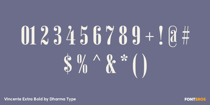 Vincente Extra Bold Font Poster #4