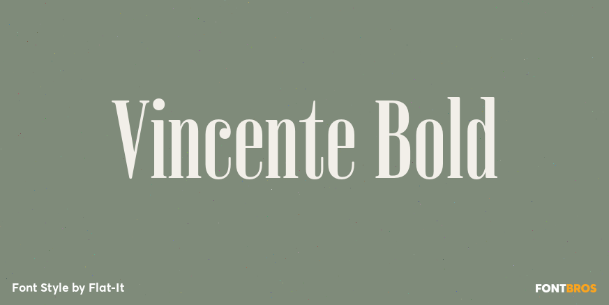 Vincente Bold Font Poster #1