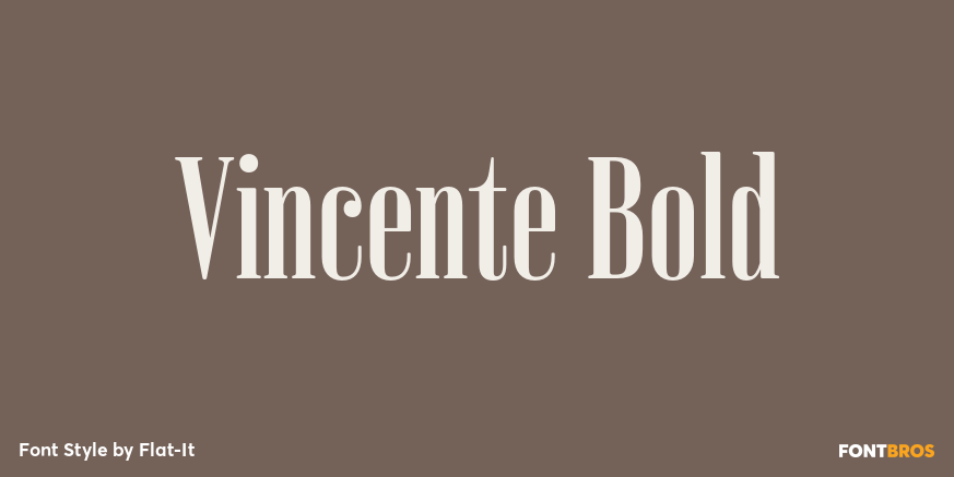 Vincente Bold Font Poster #1