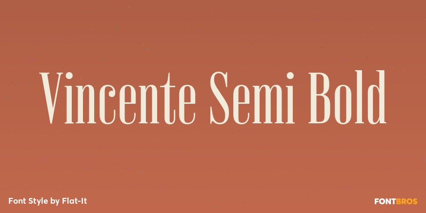 Vincente Semi Bold Font Poster #1