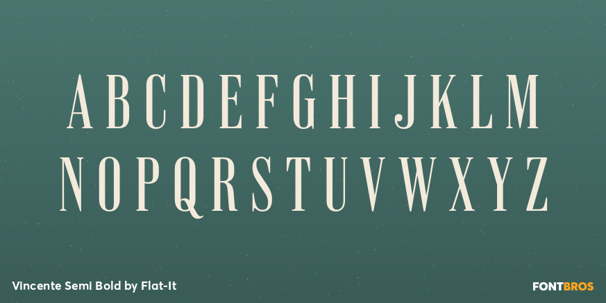 Vincente Semi Bold Font Poster #2