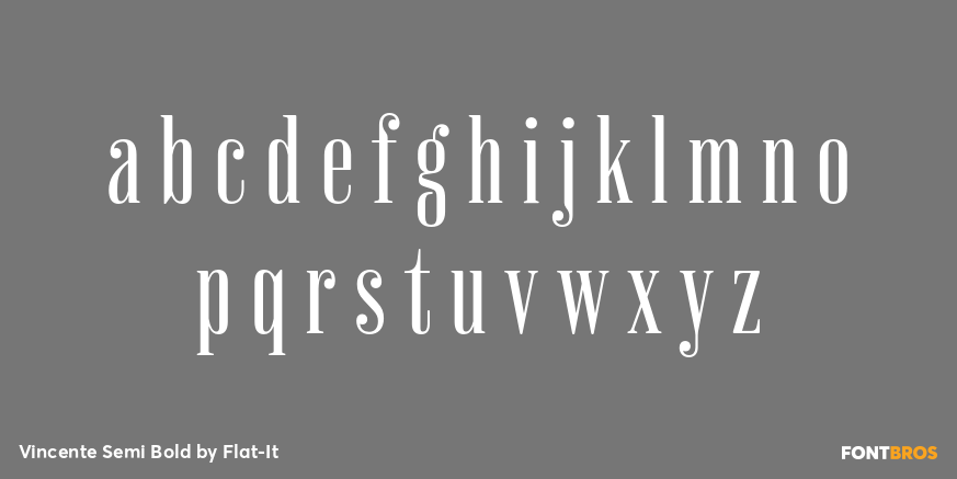 Vincente Semi Bold Font Poster #3