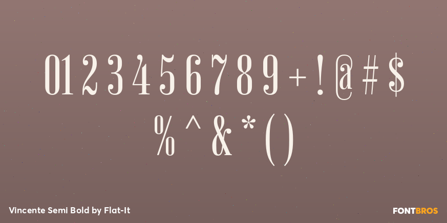 Vincente Semi Bold Font Poster #4