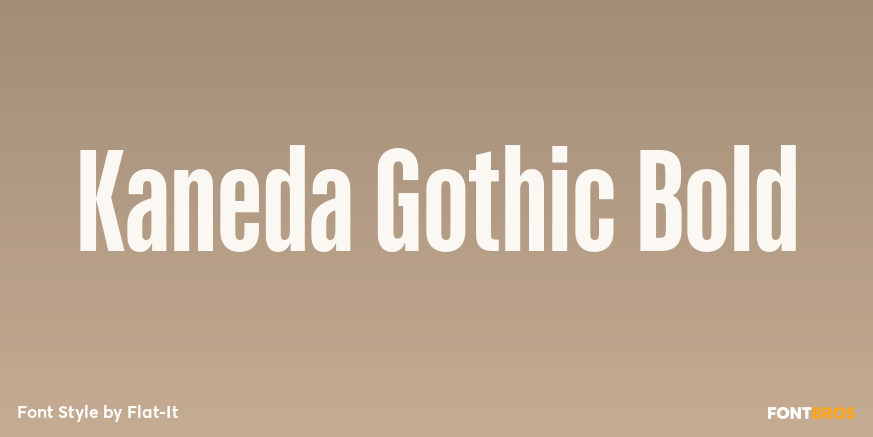 Kaneda Gothic Bold Poster