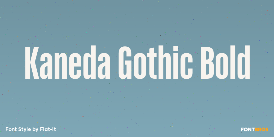 Kaneda Gothic Bold Poster