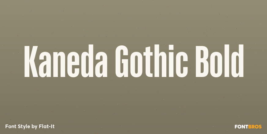 Kaneda Gothic Bold Poster