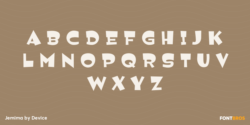 Jemima Font Poster #1