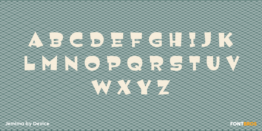 Jemima Font Poster #1